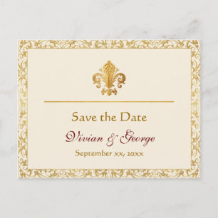 Save the Date Customizable Announcement Postcard