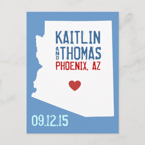 Save the Date _ Customizable _ Arizona Announcement Postcard