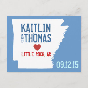 Save the Date - Customizable - Arkansas Announcement Postcard