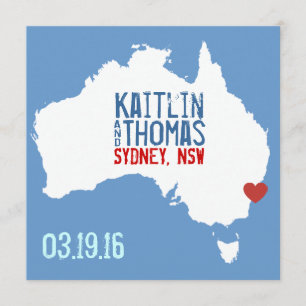 Save the Date - Customizable - Australia