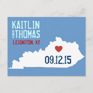 Save the Date - Customizable - Kentucky Announcement Postcard