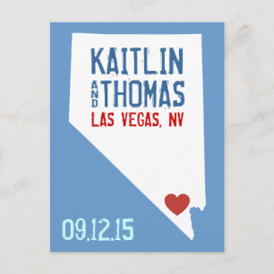Save the Date - Customizable - Nevada Announcement Postcard