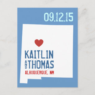 Save the Date - Customizable - New Mexico Announcement Postcard