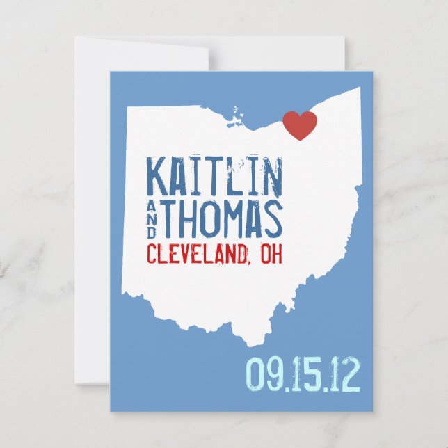 Save the Date - Customizable - Ohio (Front)