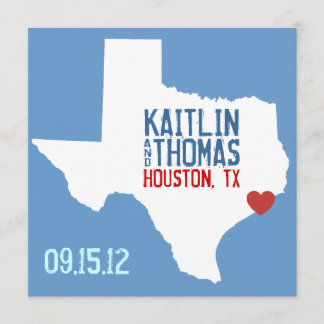 Save the Date - Customizable - Texas