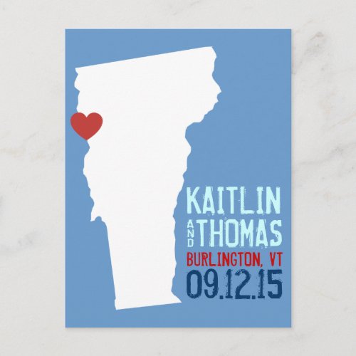 Save the Date _ Customizable _ Vermont Announcement Postcard