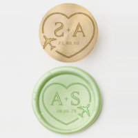 Save the Date Destination Airplane Travel Wedding