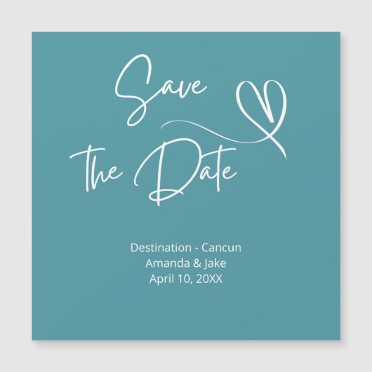 Save the Date Destination Wedding (Front)