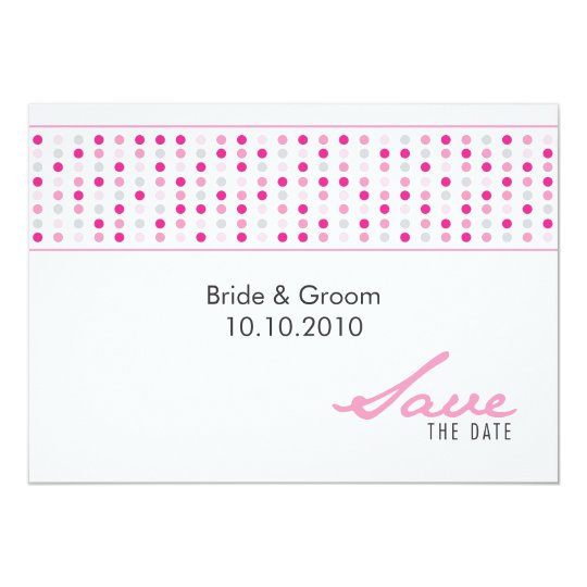 Save The Date - Dots Card