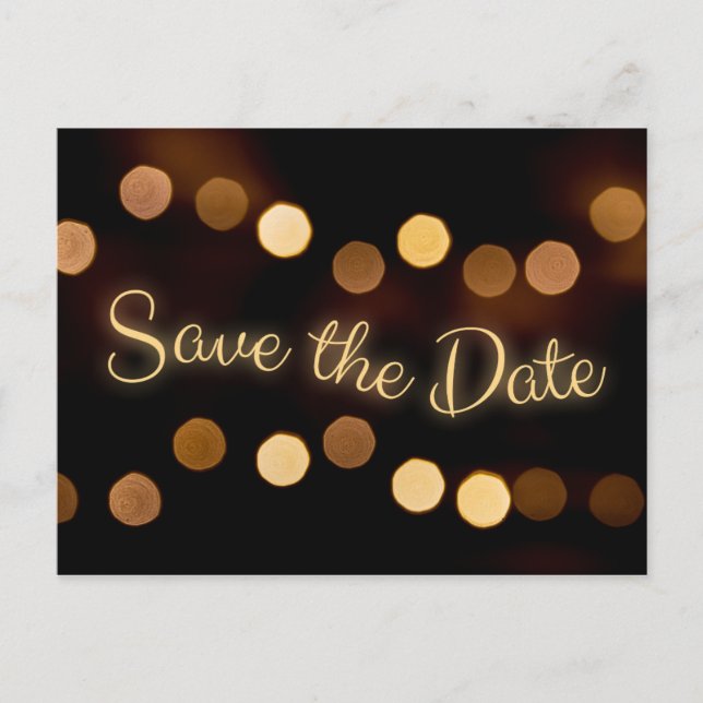 Save the Date Einladungskarte zur Hochzeit! Postcard (Front)