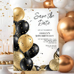 Save the Date Elegant 50th Birthday Invitation<br><div class="desc">Create your own Save the Date Elegant 50th Birthday Invitation! Personalize this design with your own text. You can further customize this design by selecting the "Edit Details" button if desired. -p</div>