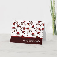 save the date : elegant floral :