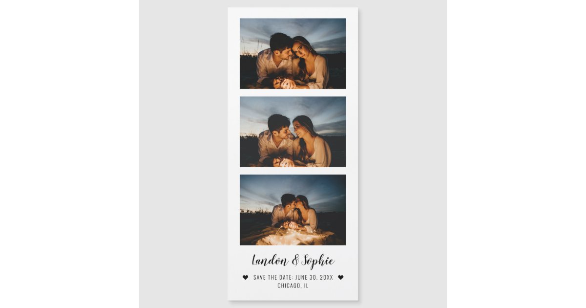 Custom Magnetic Photo Booth Strips