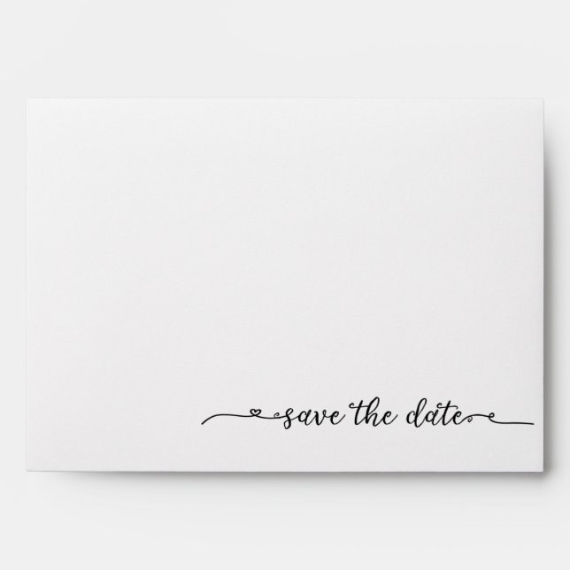 Save the date envelope (Front)