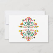 Save The Date Fiesta Mexican Lime Wedding Invites (Back)