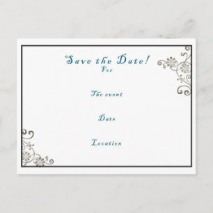 save the date fill in blank- postcard style