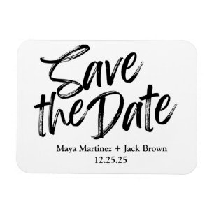 Save the Date Flexible Photo Magnet