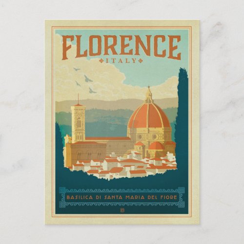 Save the Date  Florence Italy Announcement Postcard