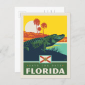 Save the Date | Florida Invitation Postcard (Front/Back)