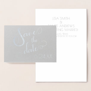 Save the Date Foil Card