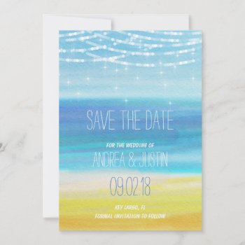 Save The Date For A Beach Wedding by LangDesignShop at Zazzle