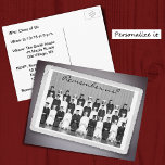 Save The Date For A Class Reunion To Remember Announcement Postcard at Zazzle