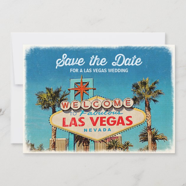 Save The Date For A Fabulous Las Vegas Wedding
