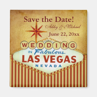 Save the Date for Fabulous Las Vegas Magnet