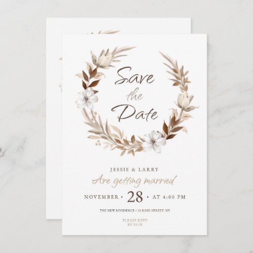 Save the Date for Our Big Day Couples Names T Invitation