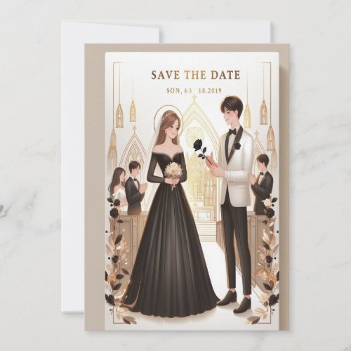 Save the date for our love story invitation