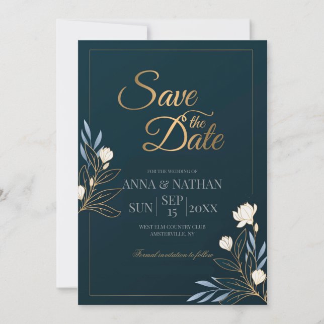 Save the Date Formal Announcement (Front)