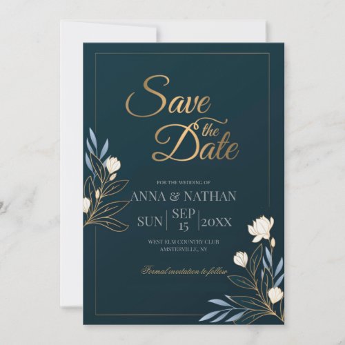 Save the Date Formal Announcement