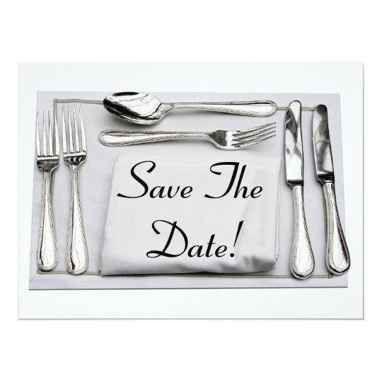 Save The Date Formal Dinner Invitation | Zazzle.com