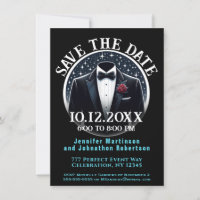 Save the Date | Formal | Tuxedo Invitation