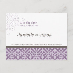 SAVE THE DATE :: fresh 2 Announcement Postcard