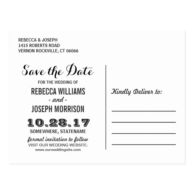 Save The Date - Glamour Gold Glitter Sparkles Postcard
