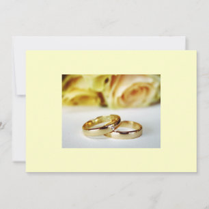 Save the date/gold wedding b ands date