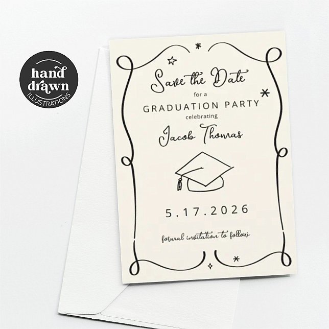 Save the Date Graduation Card (Creator Uploaded)
