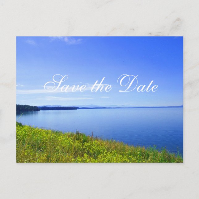 Save the date, Grand Teton National Park. Announcement Postcard (Front)
