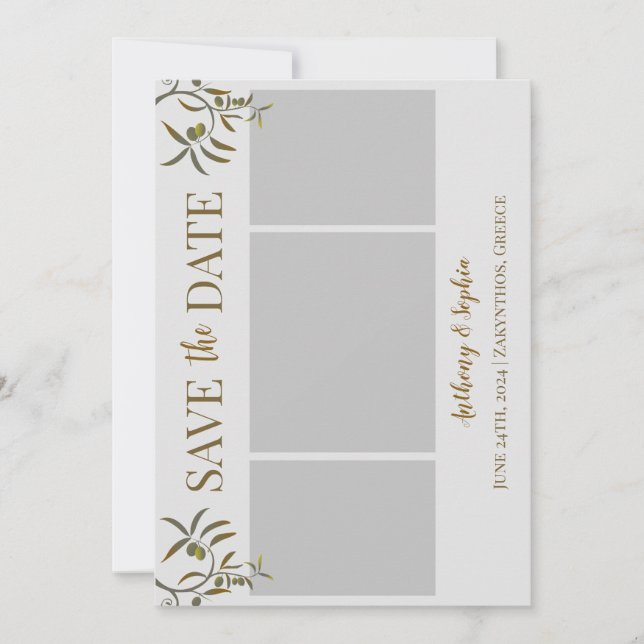 Save The Date Greece (Front)