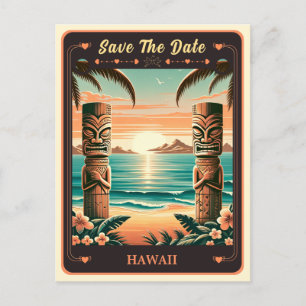 Save the Date   Hawaii Invitation Postcard
