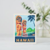 Save the Date | Hawaii Invitation Postcard (Standing Front)