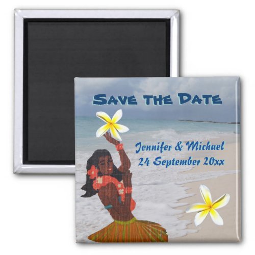 Save the Date Hawaii  Magnet