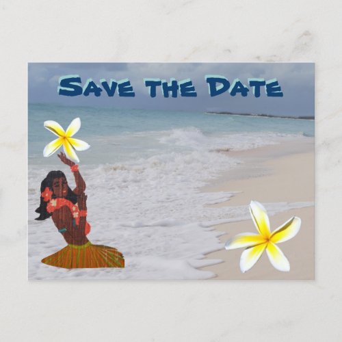 Save the Date Hawaii  Postcard