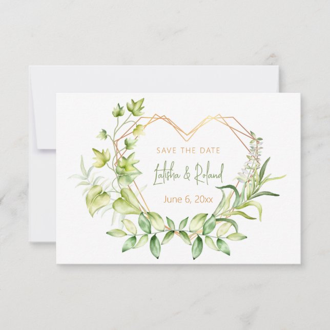 Save the Date Heart (Front)