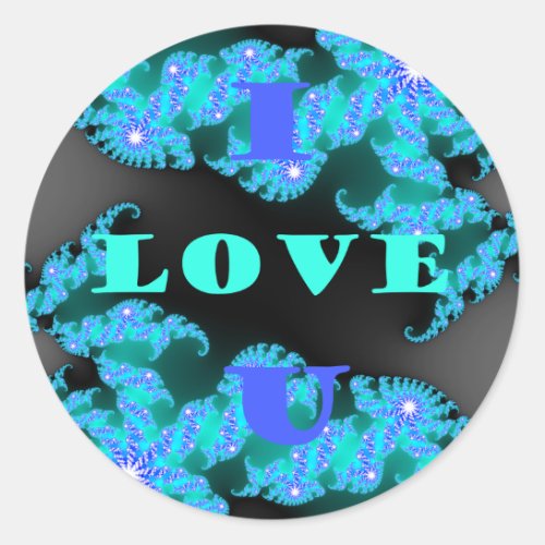 Save The Date I Love Youpng Classic Round Sticker