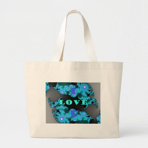 Save The Date I Love Youpng Large Tote Bag