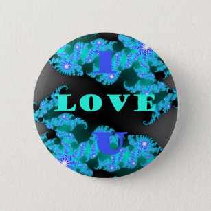 Save The Date I Love You.png Pinback Button