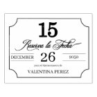 Save the Date in Spanish Language for Quinceanera