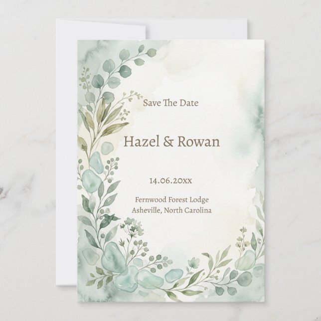 save the date invitation (Front)